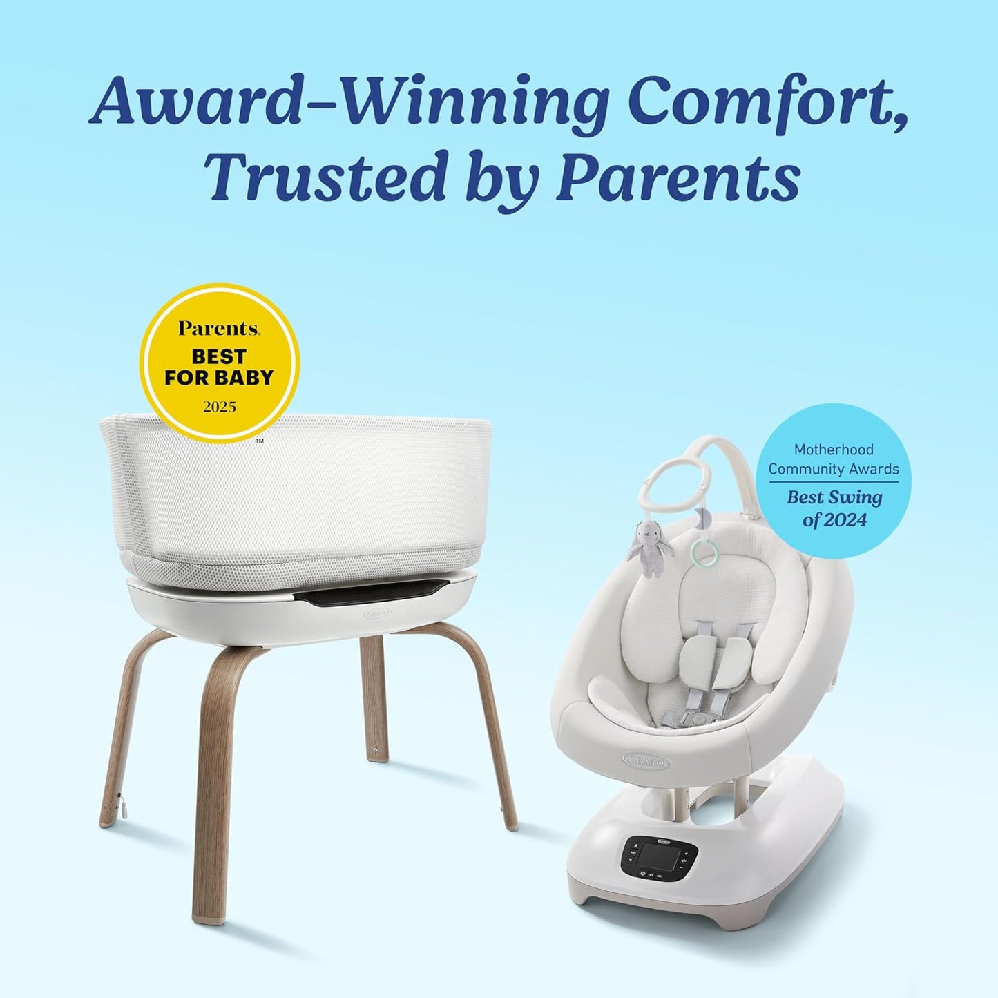 Graco SmartSense Baby Swing with Cry Detection Technology